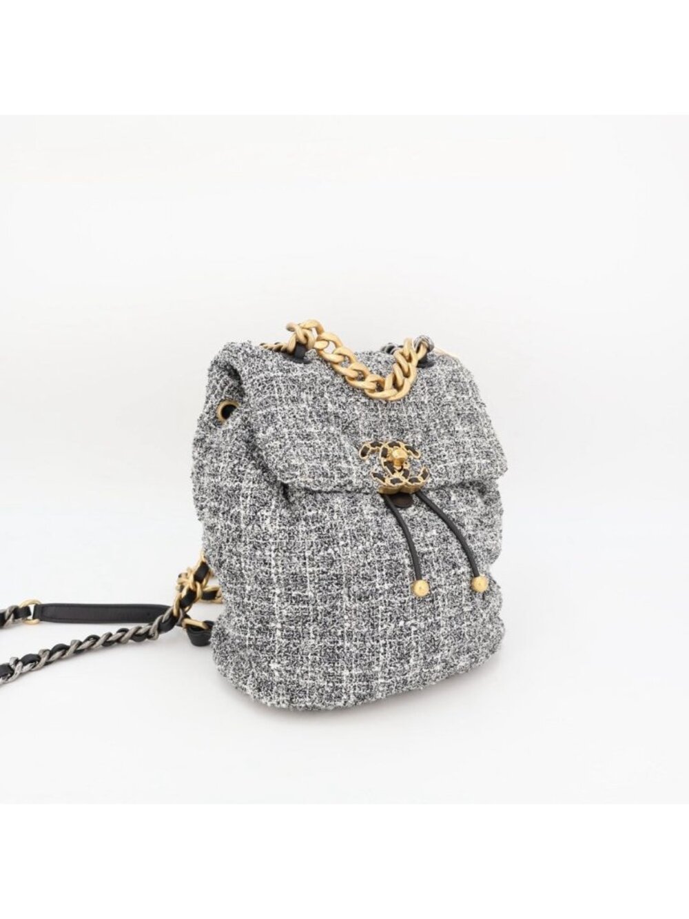 Chanel Vintage Chanel 19 Backpack Tweed
